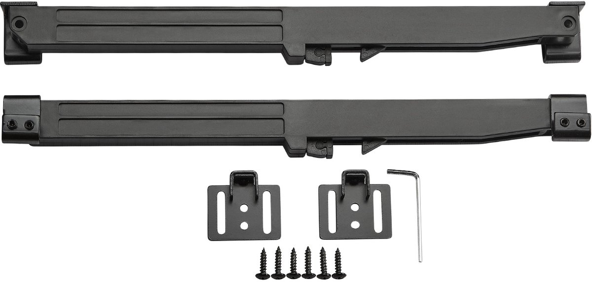SOTECH Set van 2 soft-close dempers voor schuifdeuren (links/rechts) Zwart
