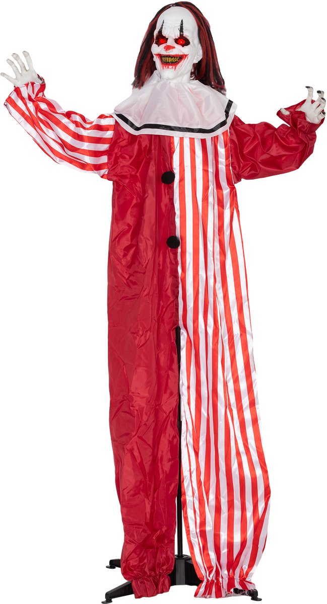 Outsunny Halloween Decoraties Staal, Polyester 70L x 16B x 165H cm Rood