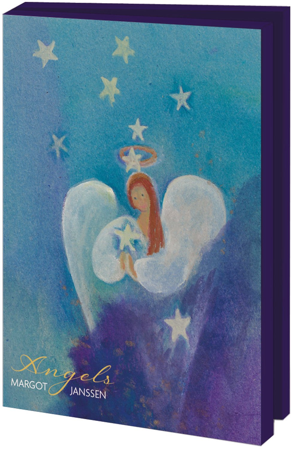 Kaartenmapje met env, groot: Angels, Margot Janssen - 2 x 5 motieven