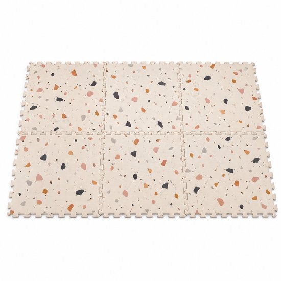 StrongFlow baby speelmat van foam - Terrazzo - Kruipmat - Zachte Vloertegels - 120 x 180 cm - Speelkleed - Zacht — afbeelding 2