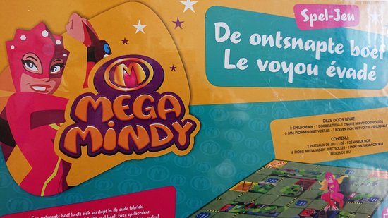 Thumbnail van een extra afbeelding van het spel Mega Mindy bordspel de ontsnapte boef spel