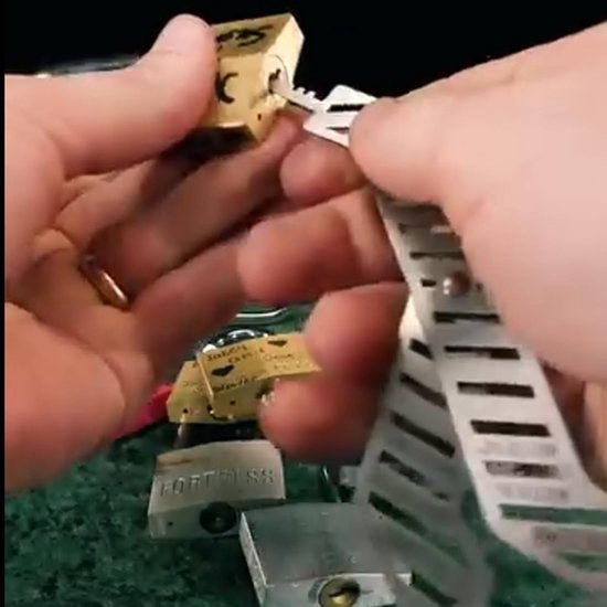 Lock Picks Set 3-in-1 - roestvrijstaal - multifunctioneel handgereedschap - voor brandweerlieden en noodgevallen - m-winkel — cadeau in Cadeau-ideeën - foto 2