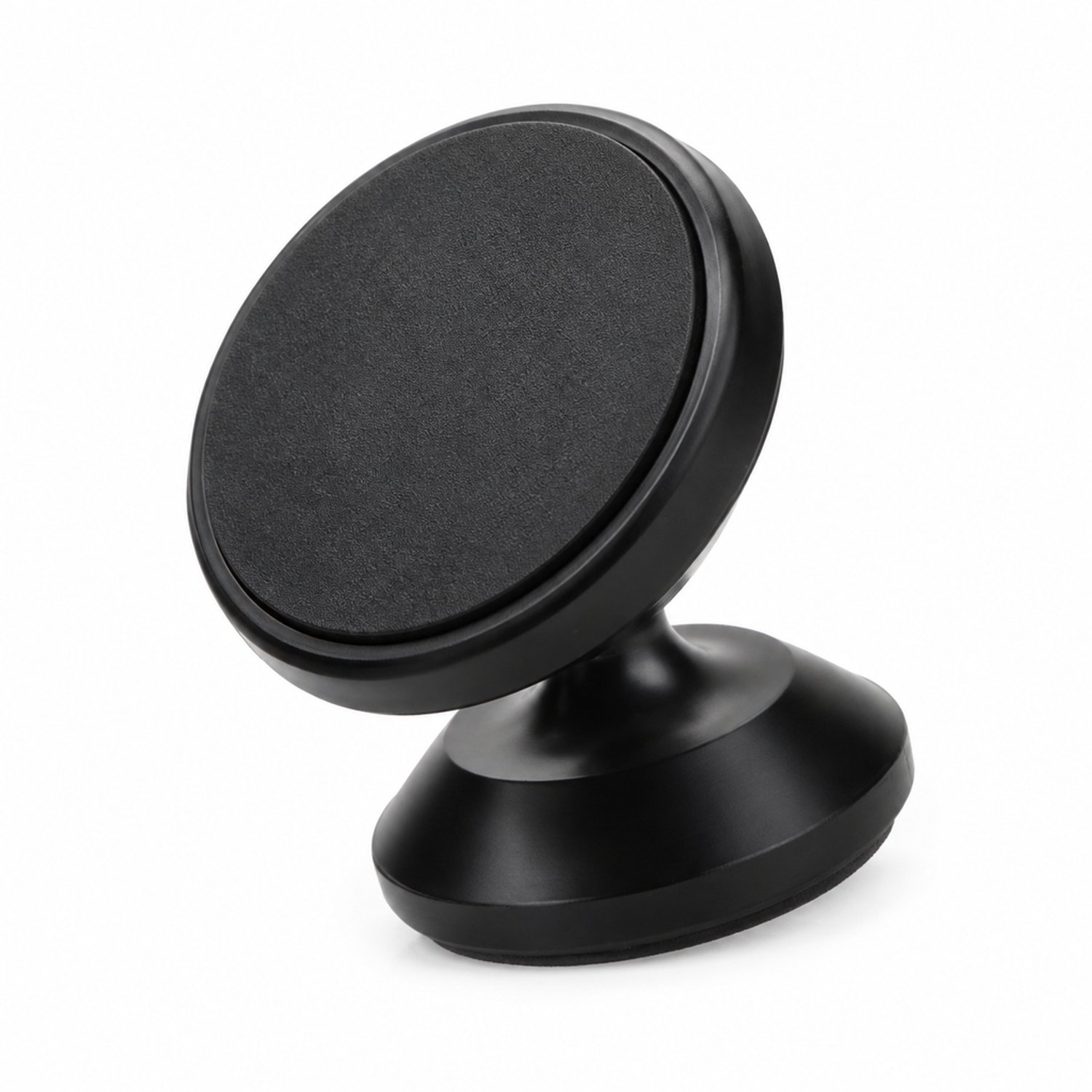 Telefoonhouders auto: zwarte kunststof magnetische telefoonhouder met zelfklevende voet, verpakking 10 × 10 × 10 cm, 120 g