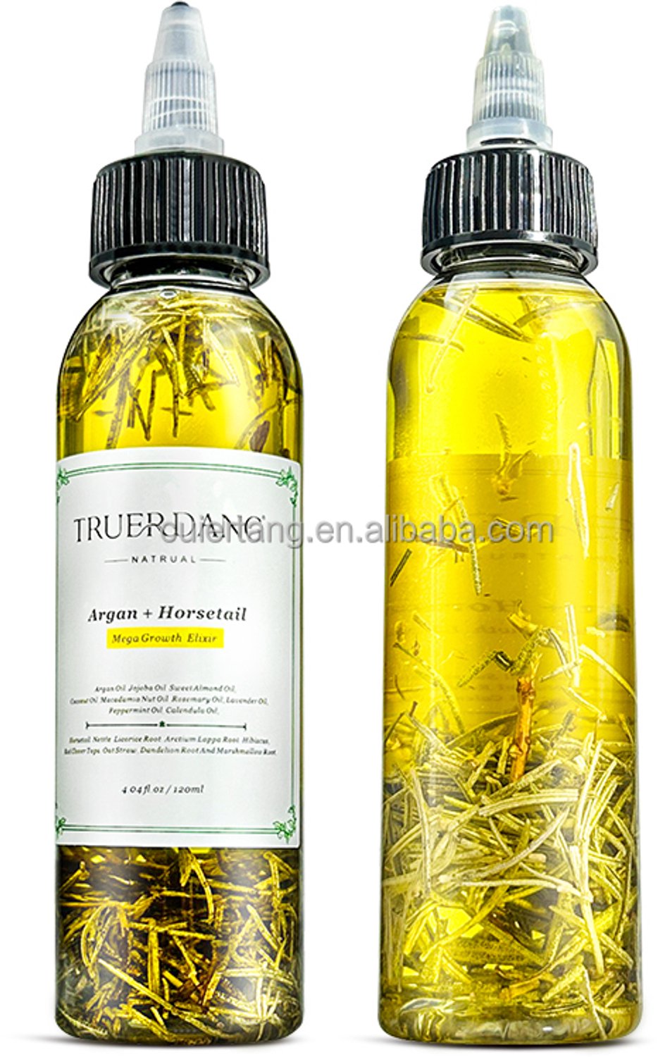 Rozemarijn Haarolie 120ml met Arganolie, Castorolie en Jojoba Olie - Haarverzorging voor Krullen en Beschadigd Haar