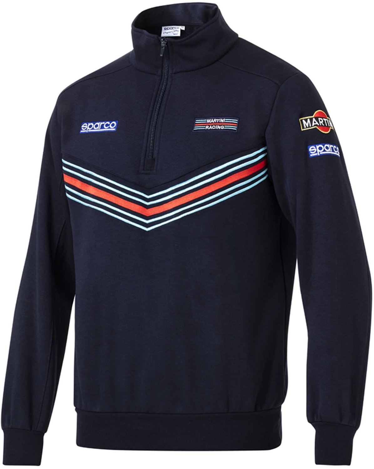 Sparco Half Zip Martini Racing Sweatshirt - Marineblauw - Maat XL