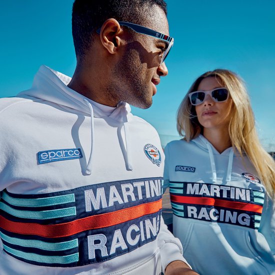 Sparco Martini Racing Replica Hoodie - Wit - Maat XXL van Sparco — afbeelding 5