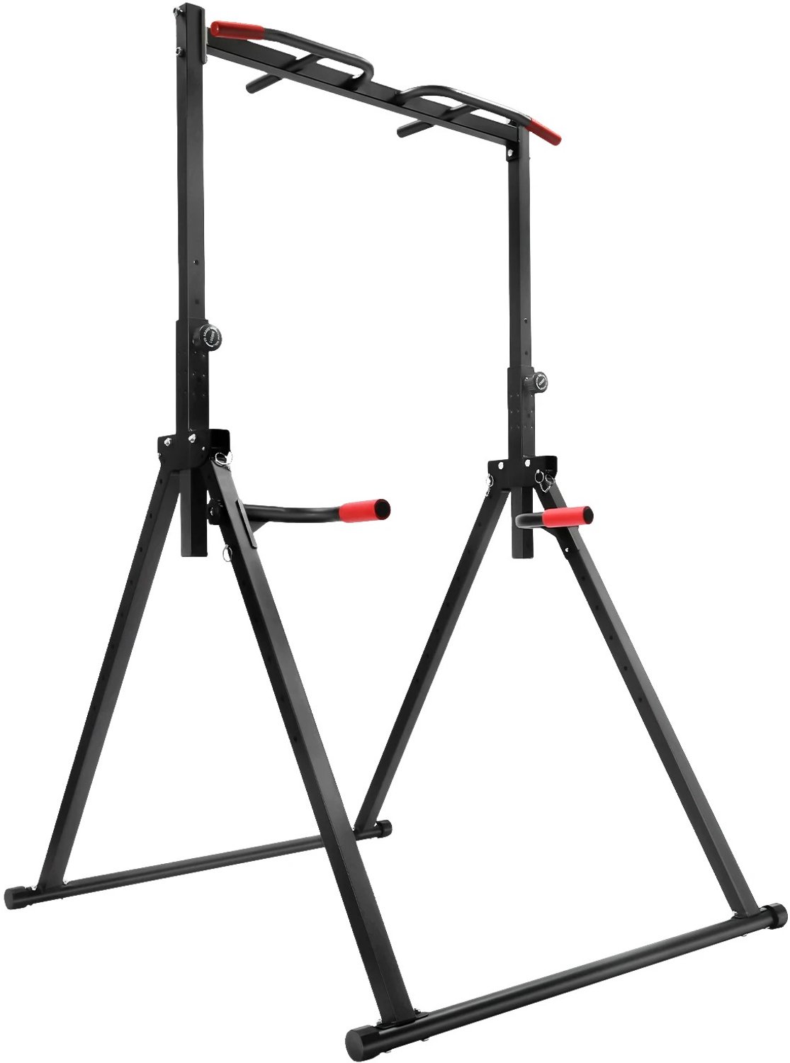 TREVOR - Optrekstang - Pull-up bar - Station - Krachttraining - Opvouwbaar - Vrijstaand - Verstelbaar tot 2.30m - Tot 200kg - Zwart