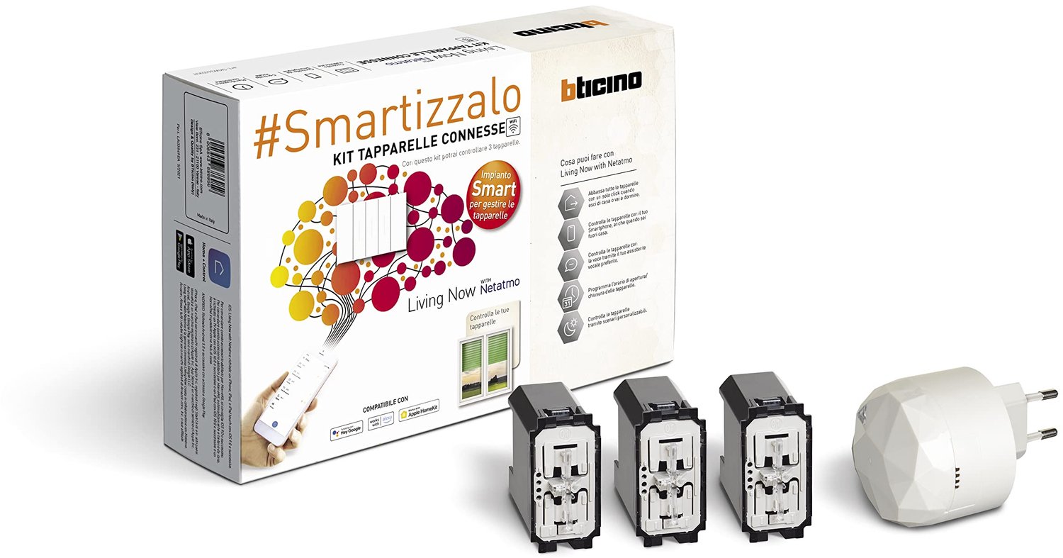 SKW3602KIT, rolluikset voor SKW3602KIT, bestaande uit 1 gateway plug-in wit S36GWDC en 3 bedieningselementen voor rolluiken K4027C