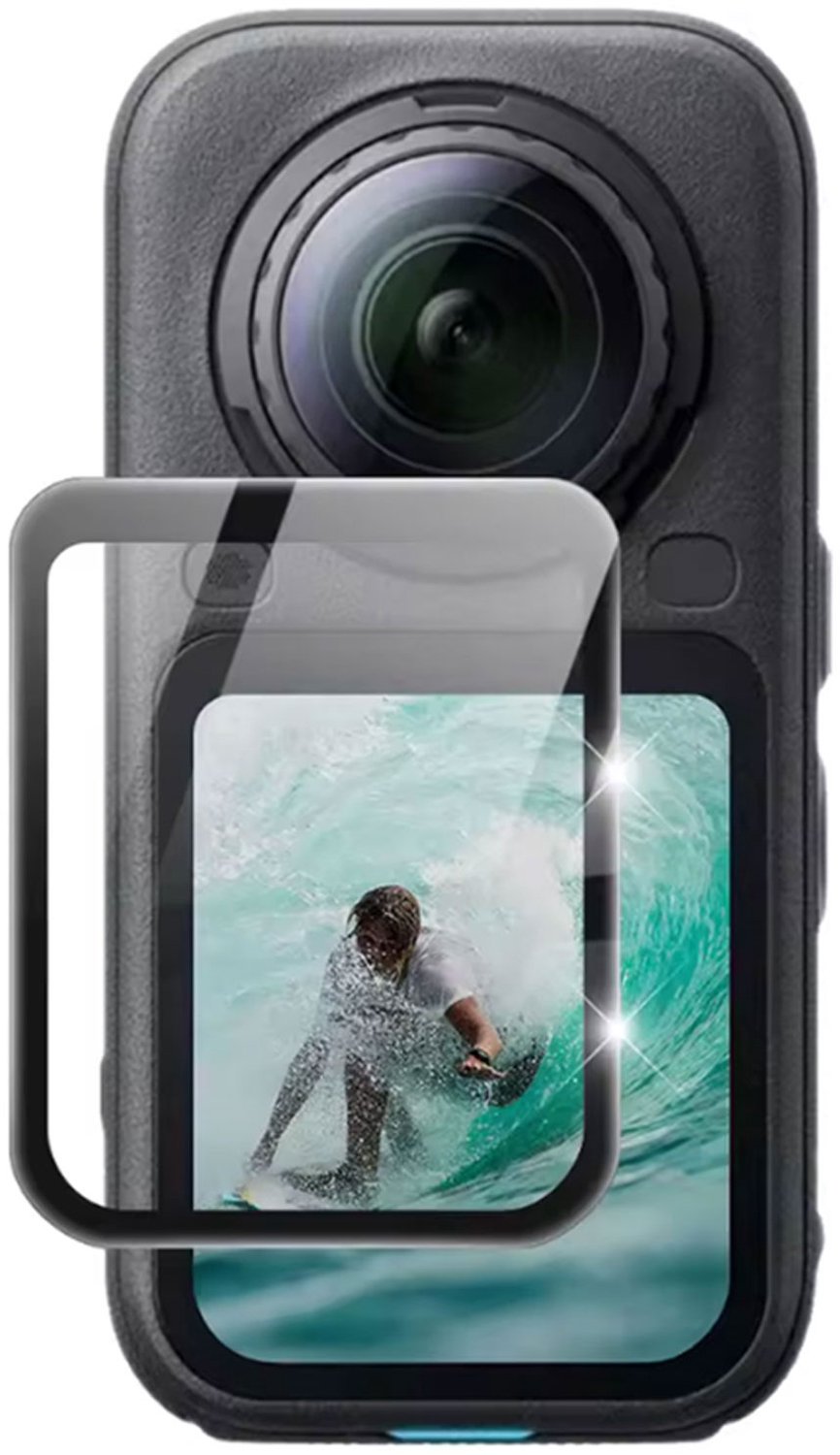Screenprotector geschikt voor Insta360 X6 – Complete Set – Hoge kwaliteit screen protector – PPMA – LCD-screenprotector Insta360 X6 – TechDefend