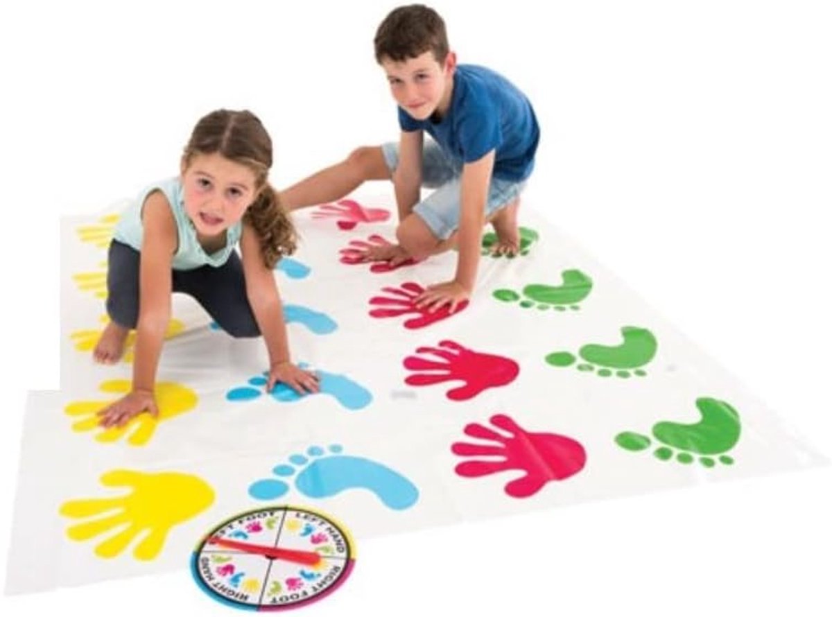 Voeten en handen, tangle n Tumble – grappig groepsspel voor kinderen, jongeren en volwassenen, balans, flexibiliteit en beweging voor feestjes en bijeenkomsten