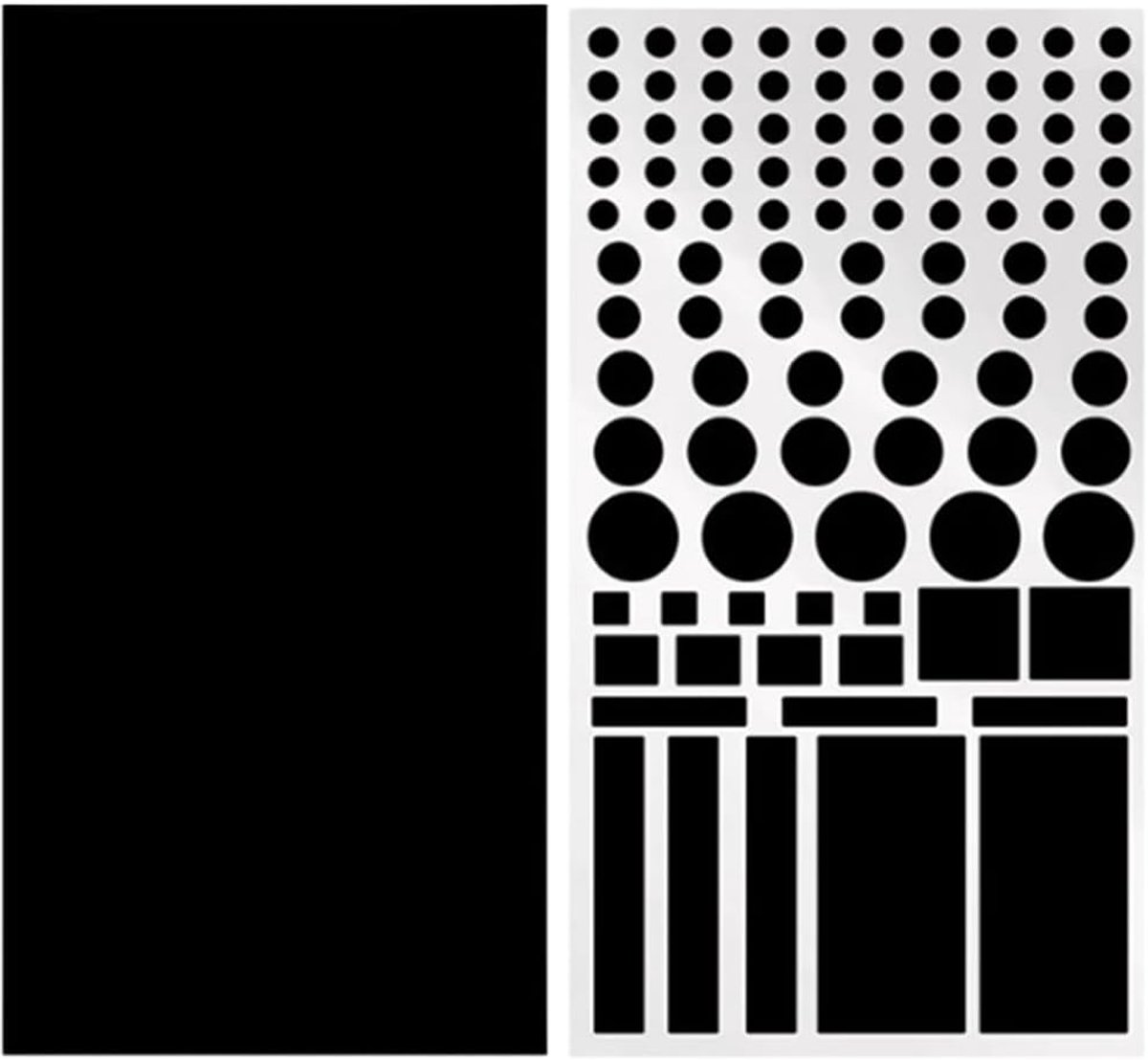 2 vellen met stickers die het ledlicht blokkeren, semi-transparant, zelfklevend om de helderheid van elektronische apparaten te dimmen