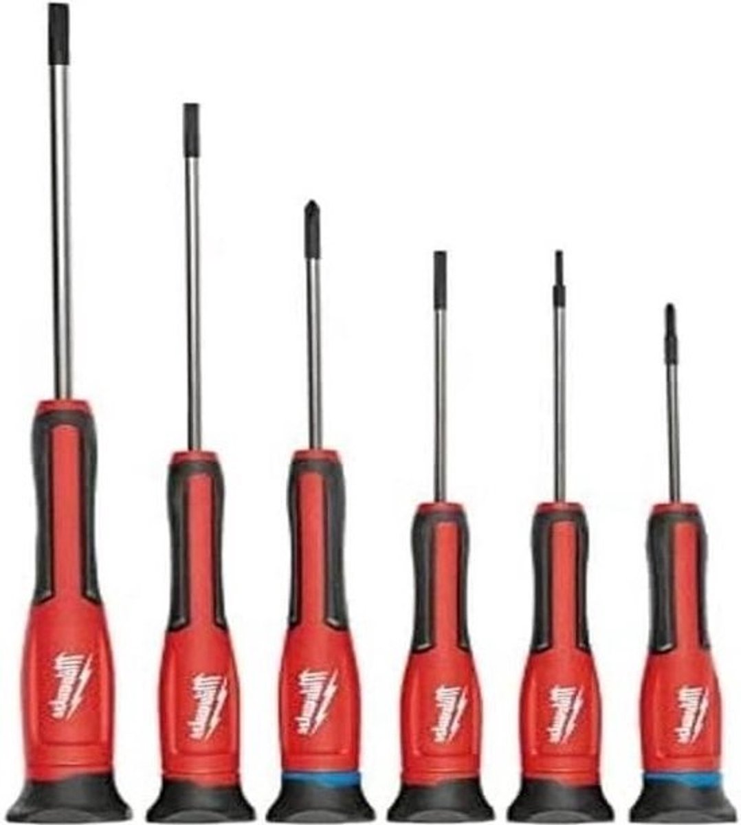 Precision SCHRUKKRIEGEN #00 PH #0 Flat 1.6mm 2.0mm - 32mm en 40mm - Game van 6
