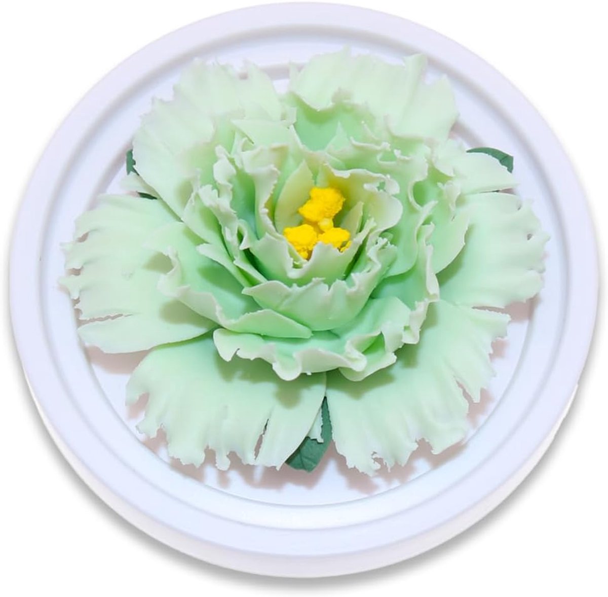 Geurverspreider passieve aromatherapie diffuser keramische bloem etherische olie diffuser voor kantoor, dressoir en slaapkamers (groen)