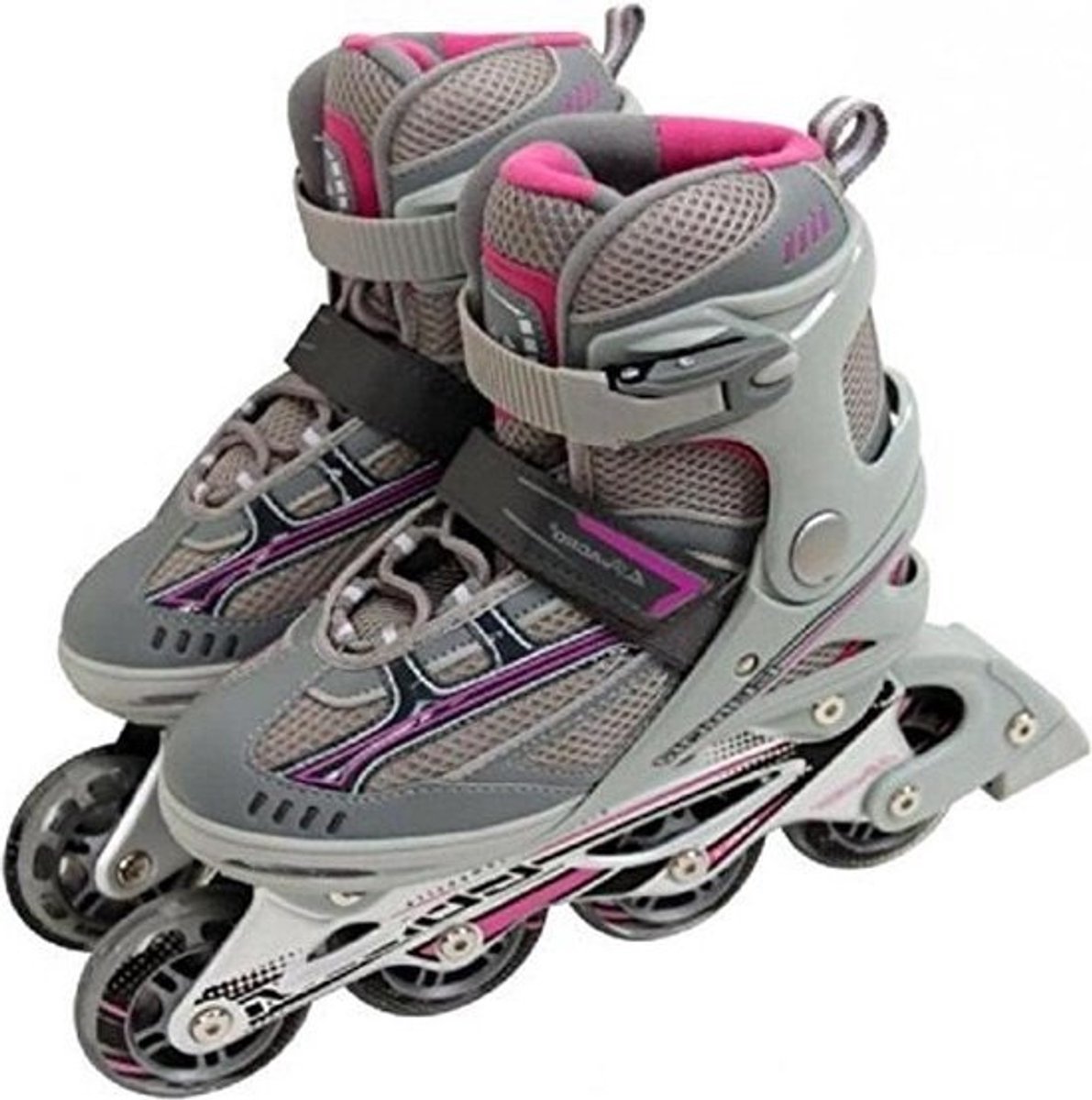Inlineskates Heren Spa075 Rood-Zwart, Verstelbaar & Comfortabel