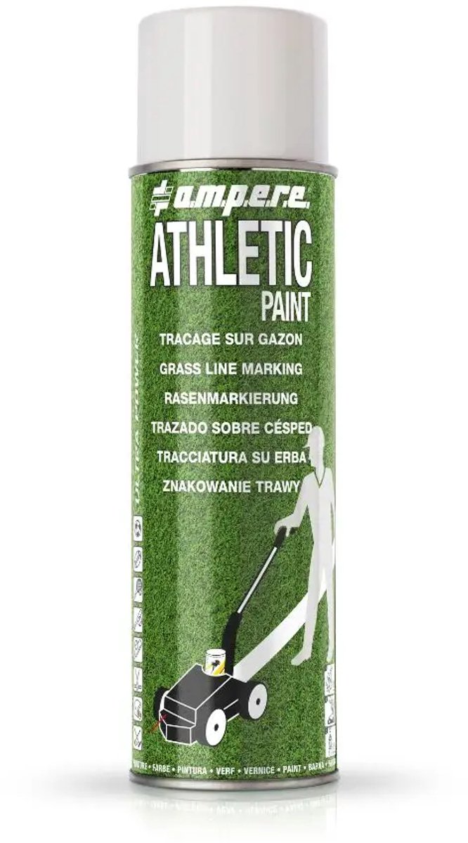 Ampere Athletic Paint gras markeerverf - wit