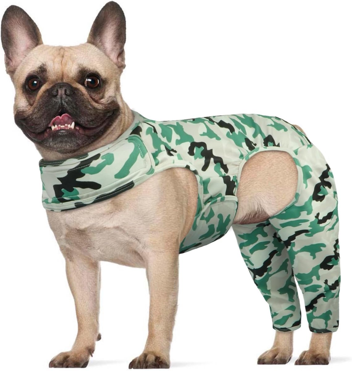 Na op, hondenbody met benen, hondenbeschermingspak voor honden, hondenbeenbescherming, bodysuit, E-kraag, alternatief voor honden