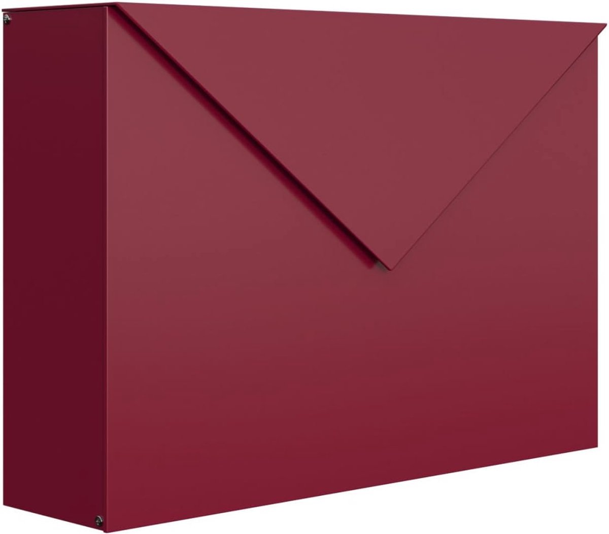 Design muurbrievenbus letterrood - Bravios