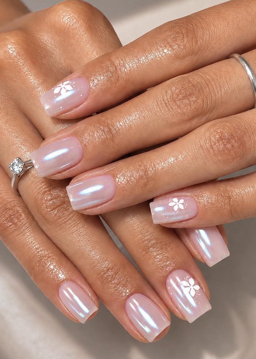 Zelfklevend, 30 stuks, geglazuurde donut, wit, gel, nagelfolie voor doe-het-zelf nagels, thuis