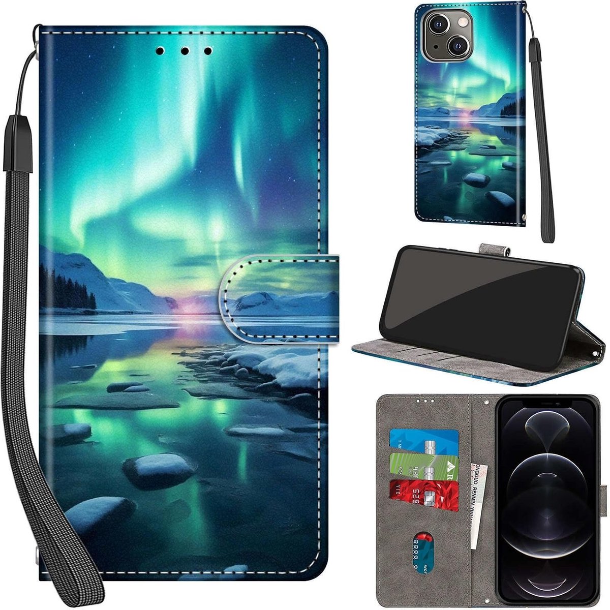 Hoesje voor iPhone 13/14, Noordpool