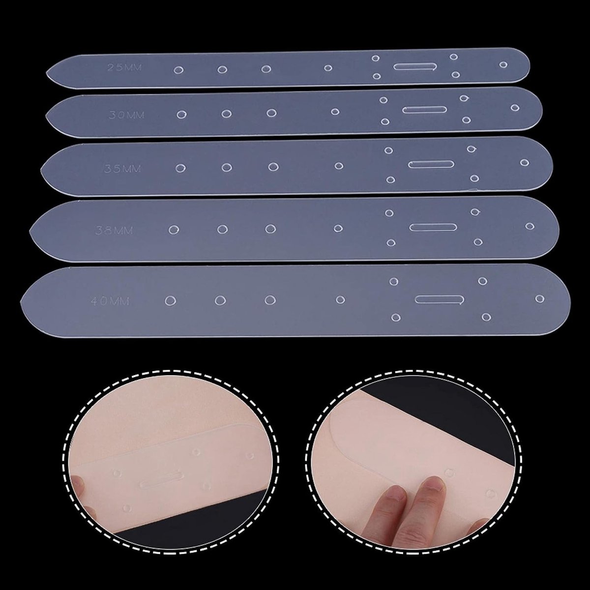 Punch Acryl Template Positionering Punch Template Riem Templates voor Lederen Riem