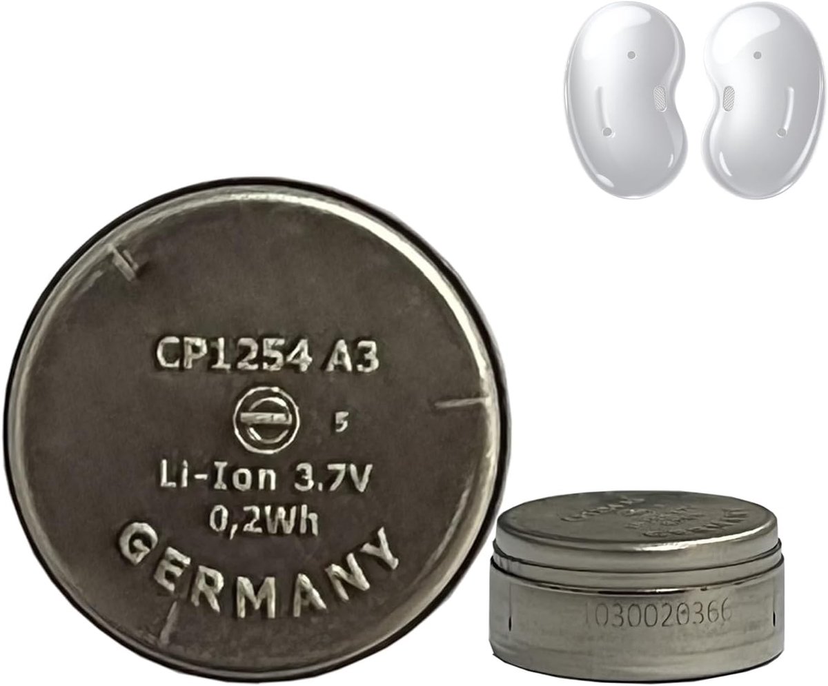 1 x HIGHAKKU CP1254 A3 reservebatterij compatibel met Sam Sung Galaxy-Buds Live SM-R180 draadloze oordopjes