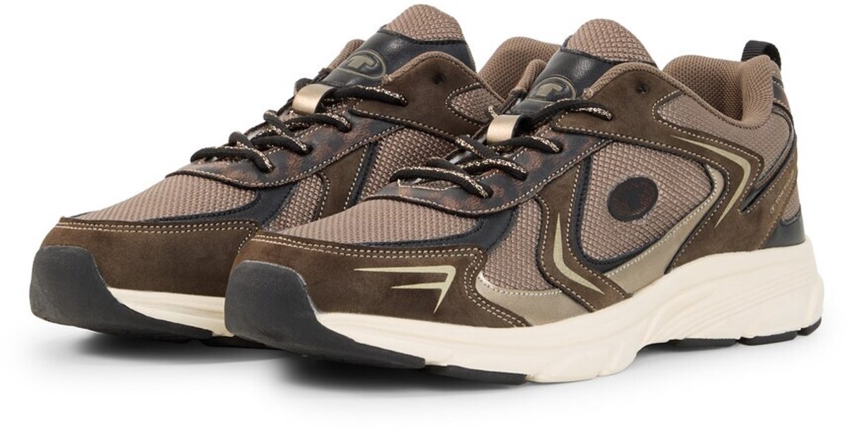 Tom Tailor - Sneaker met luipaardprint - Maat 37 - brown-multi