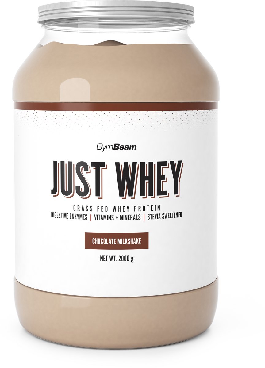 GymBeam Just Whey Proteïne - Chocolademilkshake - Whey Proteïne Blend - Eiwitpoeder - 2000 gram (67 servings)