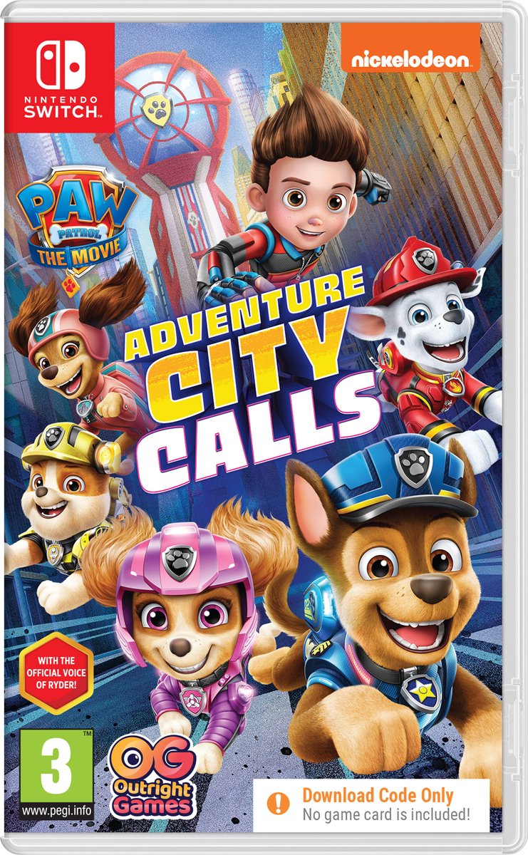 PAW Patrol: The Movie Adventure City Calls – Nintendo Switch (Code in a Box)