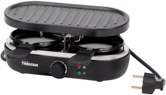 Tristar PD-9053 Raclette Mini - Voor 2 Personen - Compact & Gebruiksvriendelijk — afbeelding 2