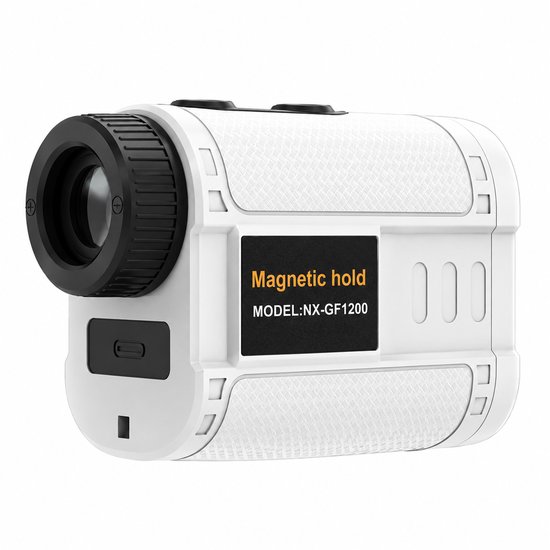 Nexeli NX-GF1200 Golf Rangefinder – 1200m – 6x Vergroting – Hellingcorrectie – Vlagvergrendeling & Trilmelding – Ingebouwde Oplaadbare 750mAh Batterij – IP54 Waterbestendig – Golf Afstandsmeter — afbeelding 3