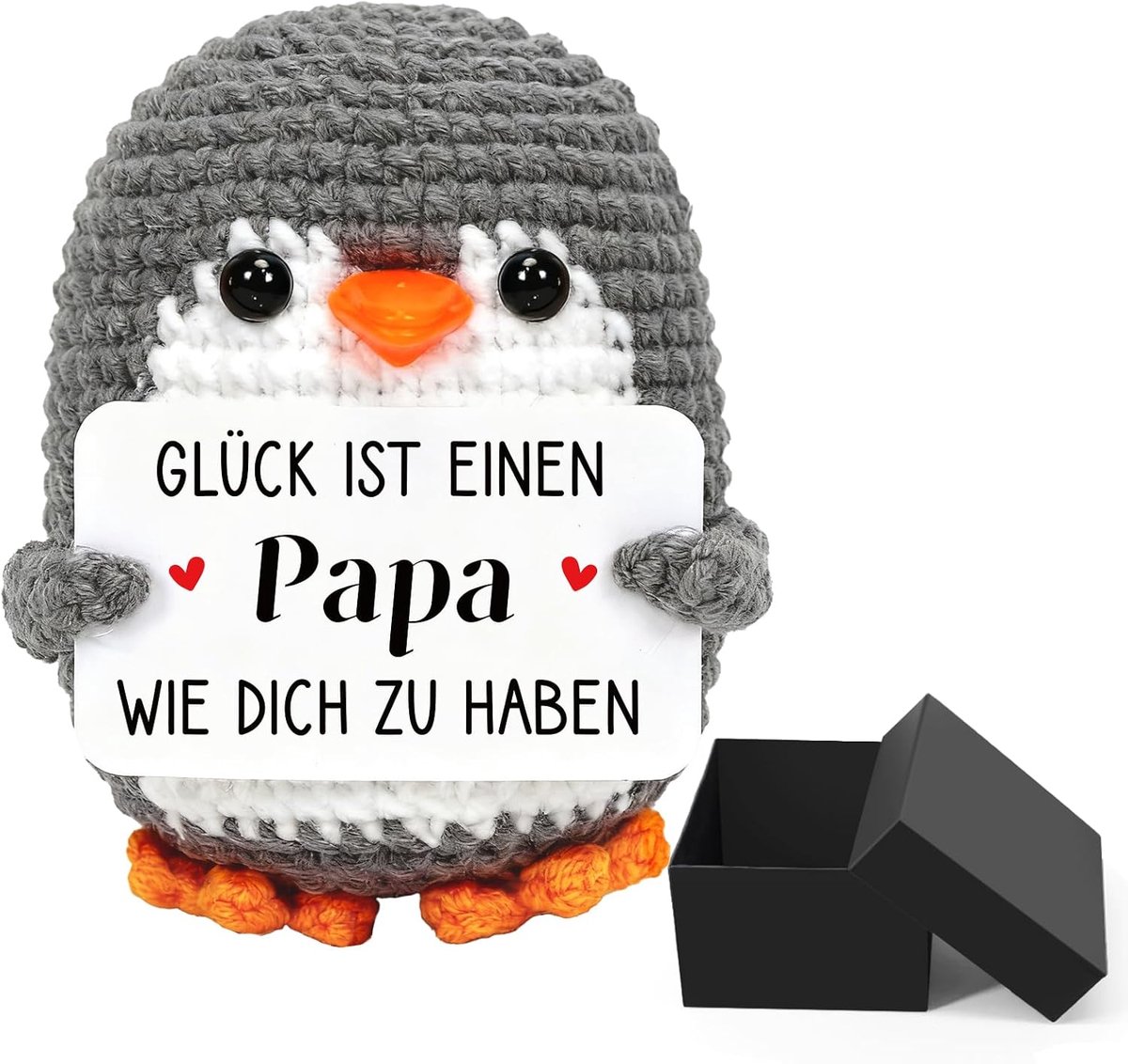 Mini-pinguïncadeaus voor papa, vadergeschenken, beste papa, verjaardagscadeaus van dochter, zoon, Pocket Hug pinguïnpop, vadercadeau voor Kerstmis, oudejaarsavond, Pasen, Vaderdag