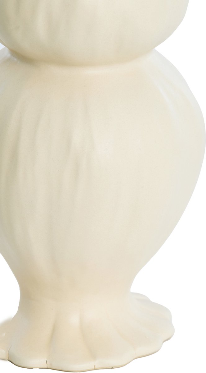 Light & Living Vaas REWA - Ø16x32cm - Wit