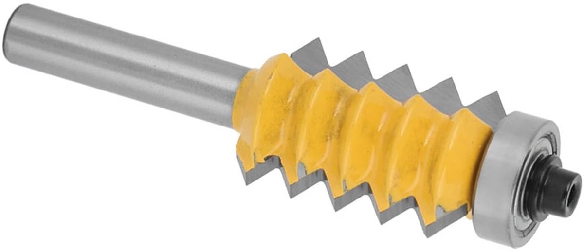 Router voor houtbewerking - 8-bit freeskop voor houtsnijden, multi-tooth ontwerp, carbide constructie, 4 maten voor precisie en efficiëntie