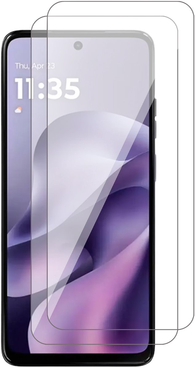 Screenprotector geschikt voor Motorola Moto G17 (Power) / G15 (Power) – 2 Stuks – UltraClear Gehard Glas – Case Friendly – 9H Krasbestendig