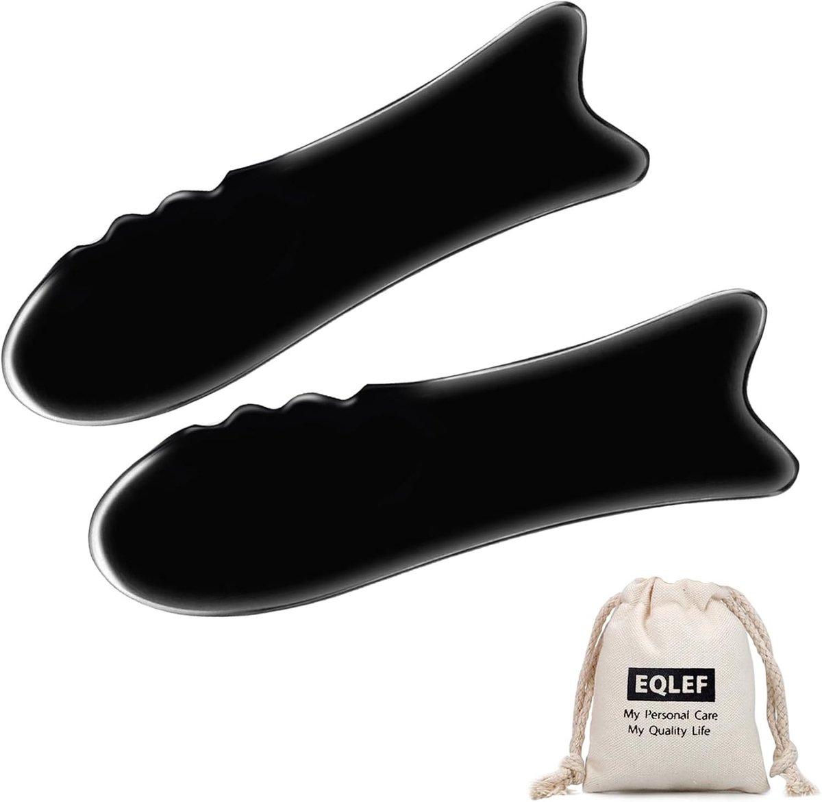 Horn Scraping Massager voor Gua Sha Gezichts- en Lichaamsmassage - 2 Delige Set voor Ontspanning en Verjonging