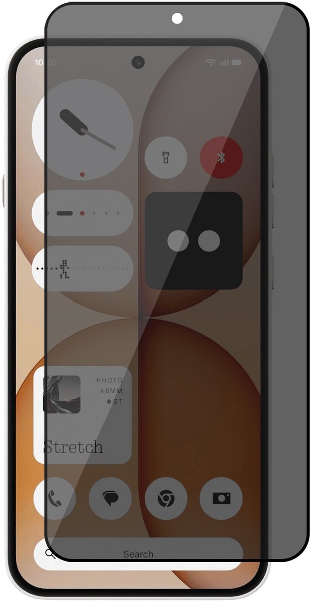 Privacy Screenprotector geschikt voor Nothing Phone 4a – Full Cover Gehard Glas – Anti Inkijk – Privacy Filter