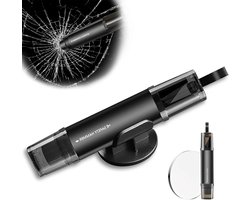 Auto-noodhamer- noodhamer voor de auto met gordelsnijder- 2-in-1 gordelsnijder- noodhamer- autoveiligheidshamer- raambreker- glasbreker- auto-essentials