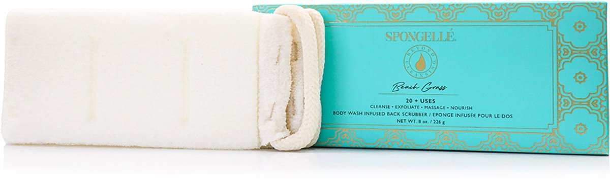 Beach Grass Body Wash Infused Back Scrubber