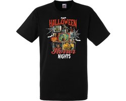 Halloween Horror Nights - Unisex T-Shirt - 140 - Zwart