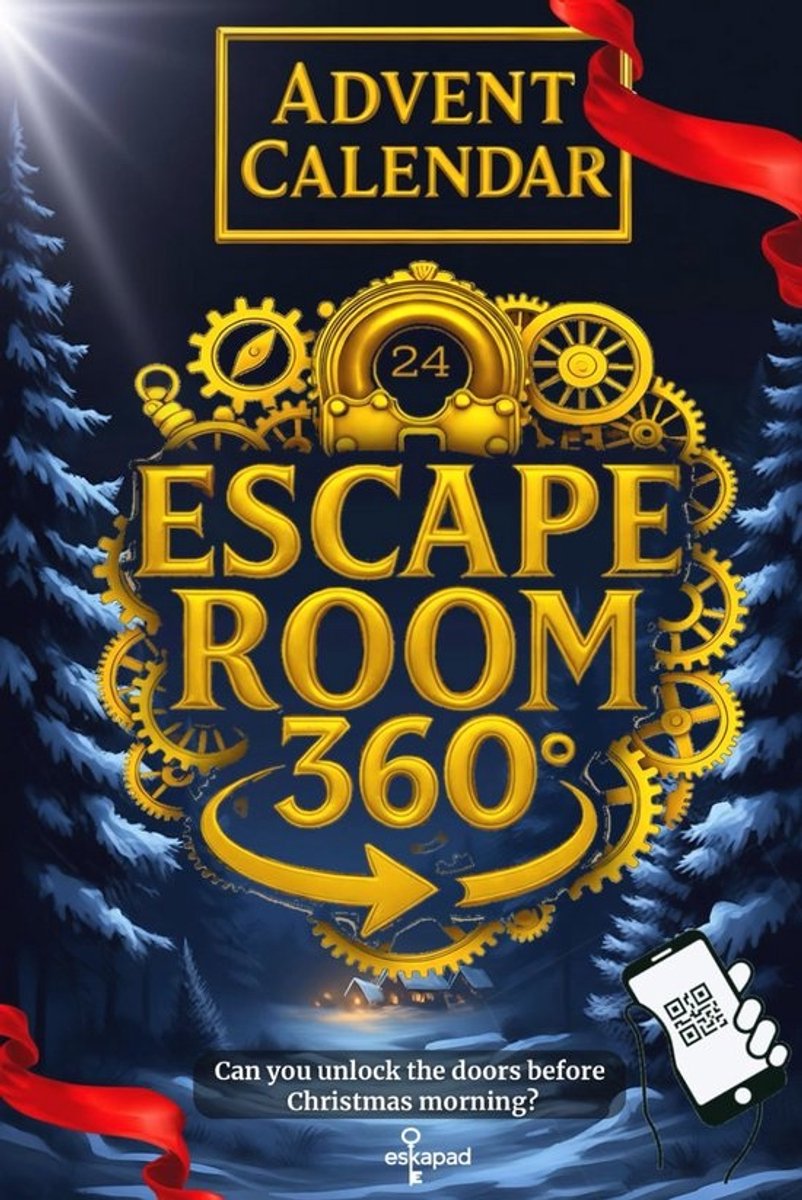 Escape Room Advent Calendar met 24 Puzzels en Raadsels voor Volwassenen - 360° Scenes zonder App