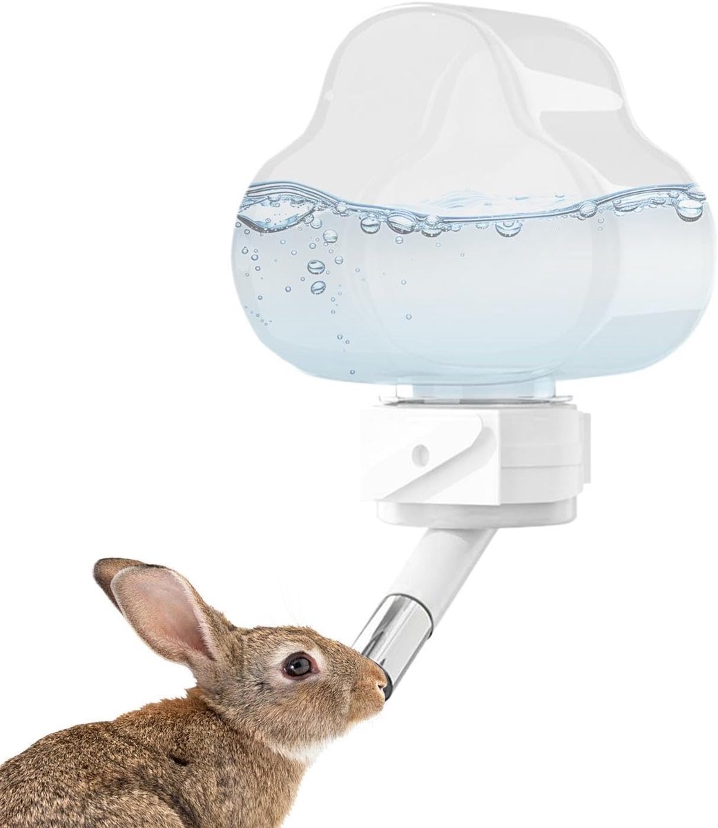 Drinkfles voor Gerbils Wolkvormige Huisdierenvoerbak | Automatische Drinkfles Voor Konijnen Voor Thuisgebruik, Voorraad, Winkels, Cavia, Eekhoorn, Kooi, Krat, Vogel En