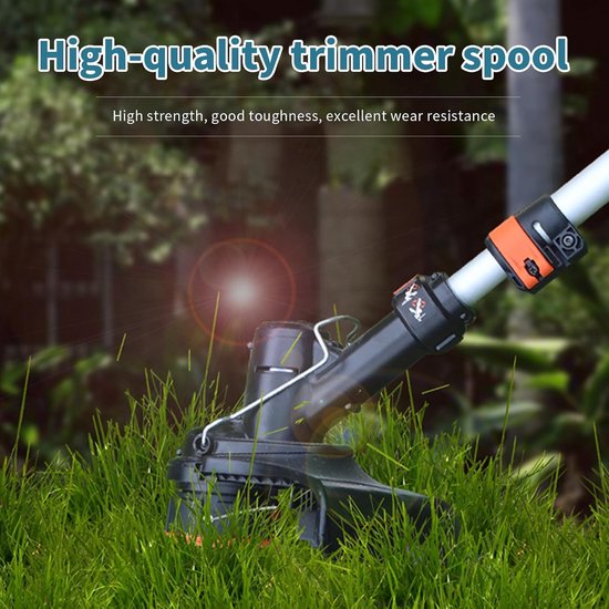 8 stuks reservespoel 4,9 m x 1,6 mm, grastrimmerspoel, reservedraadspoel voor Einhell GE-CT 18/28 Li, vervangende trimmerspoelen, voor Einhell GE-CT 18/28 Li TC en GE-CT 18/260 Li — afbeelding 3