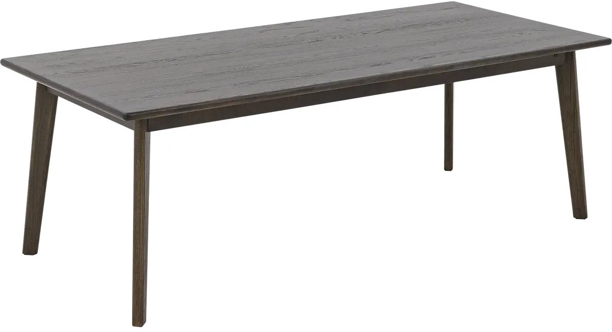 Goossens Dina Eettafel - Hout - 220 x 76 x 100 cm - Rechthoek - bruin