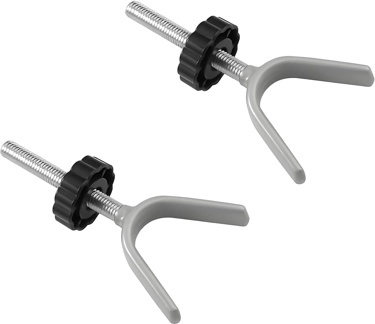2 stuks Y-spindel voor trapbeschermingsrooster, Y-spindel drukschroeven M10, trapbeschermingsrooster van metaal, Y-adapter trapbeschermingsrooster voor trapleuningen, spindel, voor baby's en