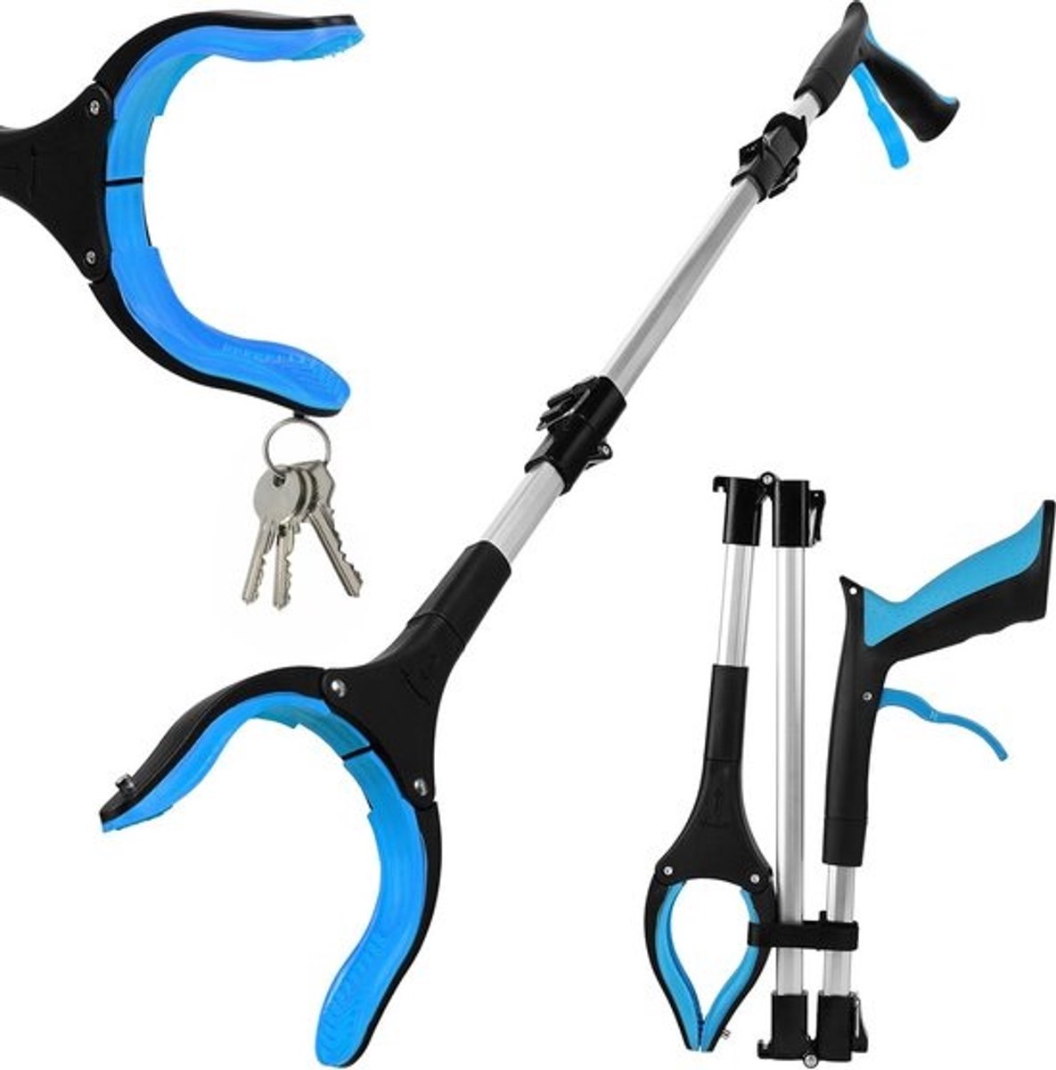 Lange Grijptang 91 cm met Magneet voor Ouderen en Tuinwerk