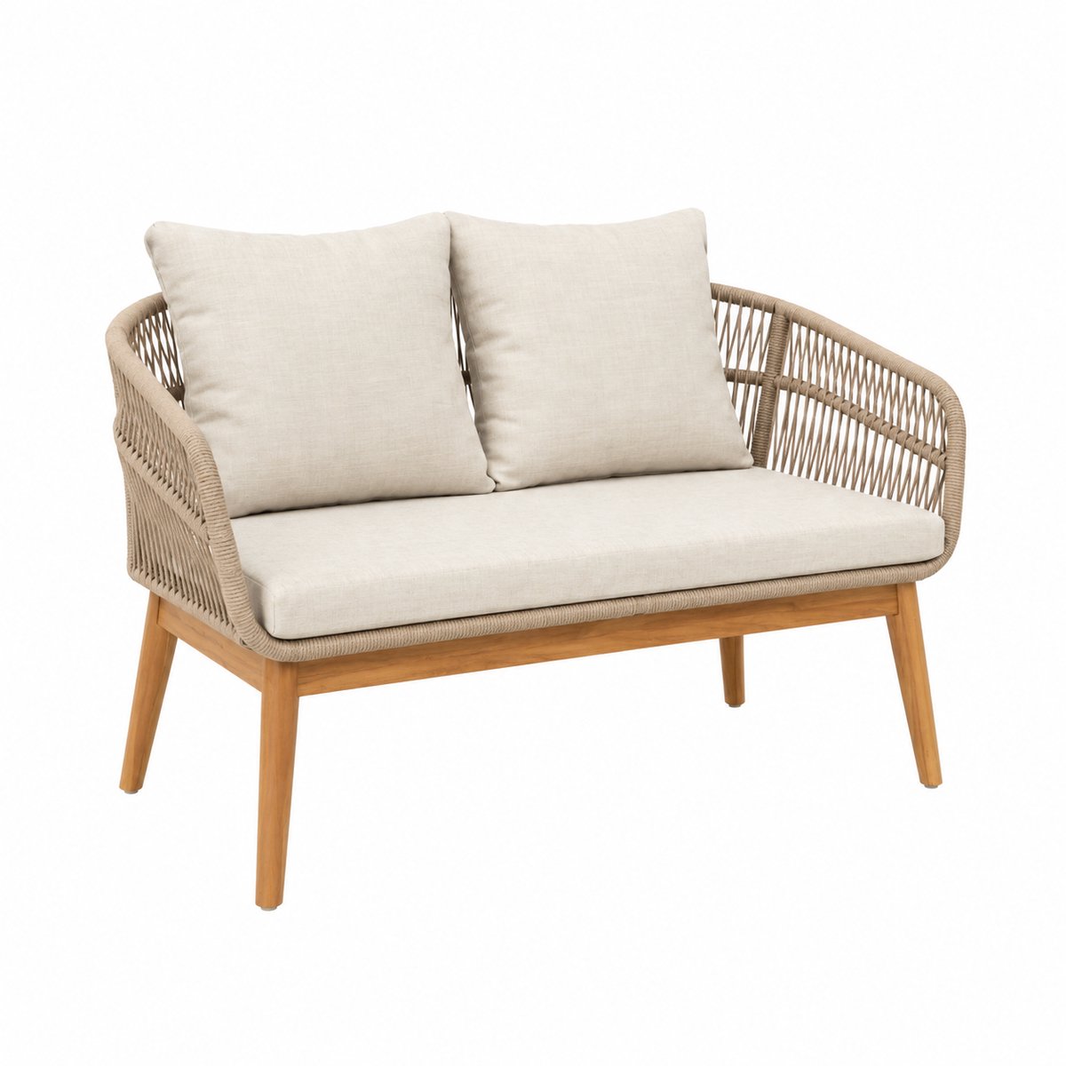 null 4-Delige Beige Tuinset Loungeset - afbeelding 3