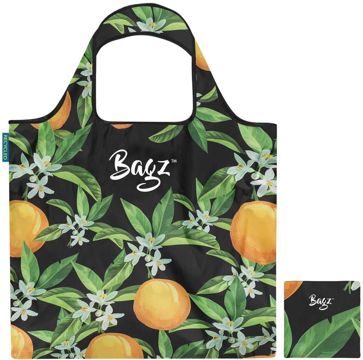 Bagz Tropical Orange Opvouwbare Boodschappentas