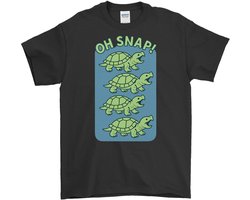 Snapping Turtle Shirt – OH SNAP! – Dieren Outfit – Unisex T-Shirt voor Dames & Heren – Leuk Cadeau