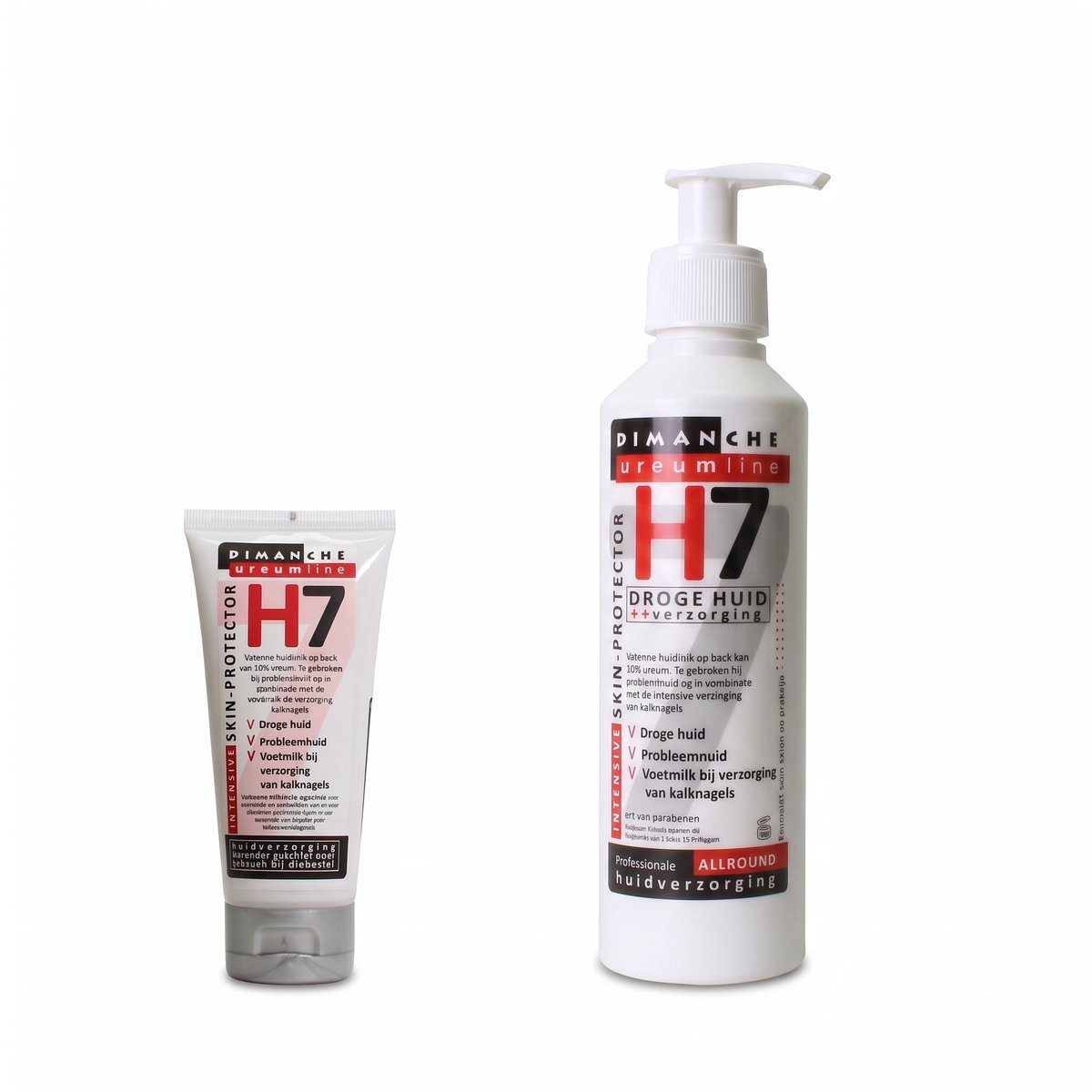 Ureumline H7 Intensive Protector, bij probleemhuid & Kalknagelproblemen - 1x100ml en 1x250ml