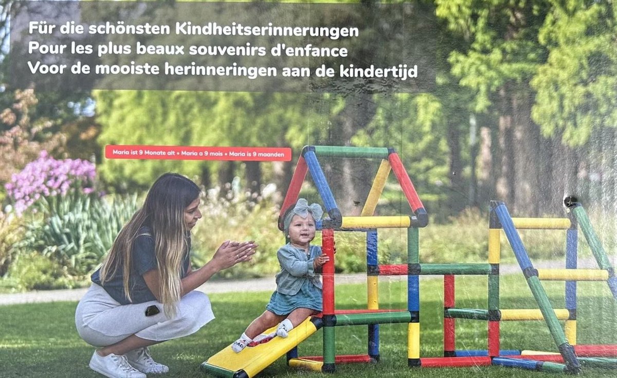 QUADRO Klimparkour 31100 – 238-delige Bouwset – Klimrek & Speelparcours – Binnen & Buiten